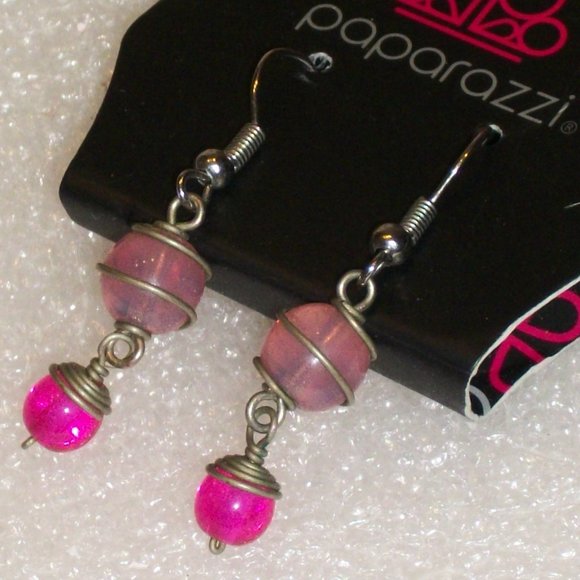 8 Pairs PAPARAZZI Dangle Earrings NEW Assorted Designs & Colors - Picture 7 of 8